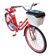 Imagen de Bicicleta Paseo R26 C/parrilla Y Canasto Roja Green Rojo 26 "
