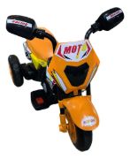 Imagen de Moto A Bateria Niños Motocross Triciclo Naranja