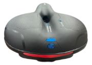 Imagen de Asiento Super Acolchonado Bicicleta Active Dos Resortes Negro 24 Cm 20 Cm