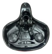 Imagen de Asiento Super Acolchonado Bicicleta Active Dos Resortes Negro 24 Cm 20 Cm