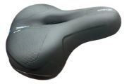 Imagen de Asiento Super Acolchonado Bicicleta Active Dos Resortes Negro 24 Cm 20 Cm