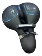 Imagen de Asiento Super Acolchonado Bicicleta + Luz Led Negro 2.6 Cm 2.1 Cm