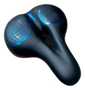 Imagen de Asiento Super Acolchonado Bicicleta + Luz Led  26x21 Cm