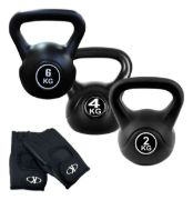 Imagen de Set Pesas Rusas Pvc X4 Knex Sports  Fitness Entrenamiento