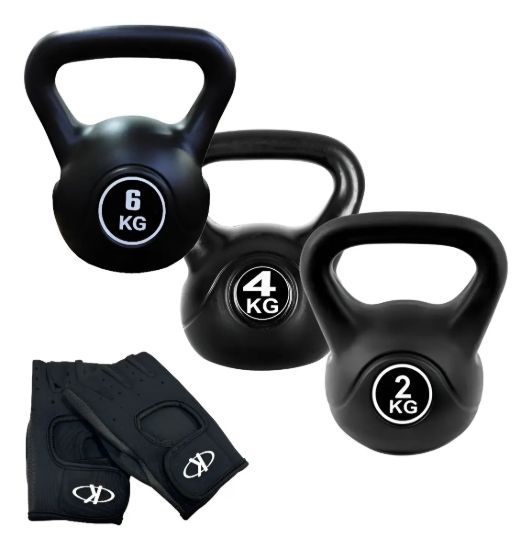 Imagen de Set Pesas Rusas Pvc X4 Knex Sports  Fitness Entrenamiento