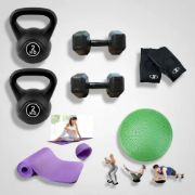 Imagen de Kit Set De Entrenamiento Pilates Fitness Ejercicio N8 Negro