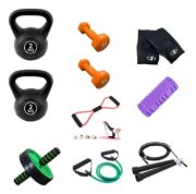 Imagen de Kit Set De Entrenamiento Pilates Fitness Ejercicio N7 Negro