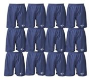 Imagen de Short Entrenamiento Futbol Deportes Excelente Calidad X 12 - Azul marino - Lisa - L