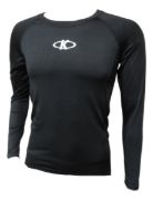 Imagen de Camiseta Térmica Larga Knex Sport Adulto Hombre + Accesorios - Negro - XXS