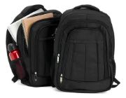 Imagen de Mochila Con Compartimentos Sm Urbana Negro Liso
