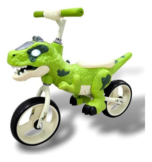 Imagen de Bicicleta T-rex Balance Bike C/luces Y Música - Verde - 12 "