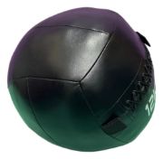 Imagen de Wall Ball Cuero 12 Kg  Pelota Entrenamiento Fitness Crossfit Negro