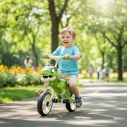 Imagen de Bicicleta T-rex Balance Bike C/luces Y Música - Verde - 12 "