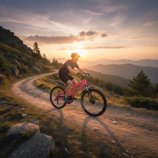 Imagen de Bicicleta Mtb R24 Dama C/suspensión Y Freno De Disco Rosa