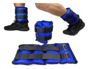 Imagen de Pesas Tobipesas Entrenamiento Piernas Tobillos Par 1 Kg Azul