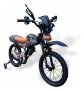 Imagen de Bicicleta Green Motobici 16'' Niños 5 Años 1 Velocidad - Negro - 16 "
