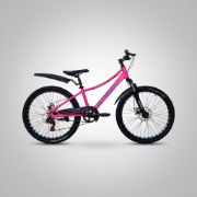 Imagen de Bicicleta Mtb De Dama R24  C/suspensión Y Freno De Disco Rosa 24 "