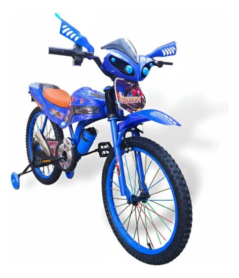 Imagen de Motobici Max Rodado 20 Con Luces Y Música - Azul - 20 "