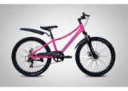Imagen de Bicicleta Mtb De Dama R24  C/suspensión Y Freno De Disco Rosa 24 "