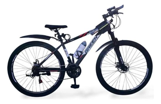 Imagen de Bicicleta Mtb R29 Classic C/ Caramañola, Inflador Y Candado - Negro y blanco - 29 "