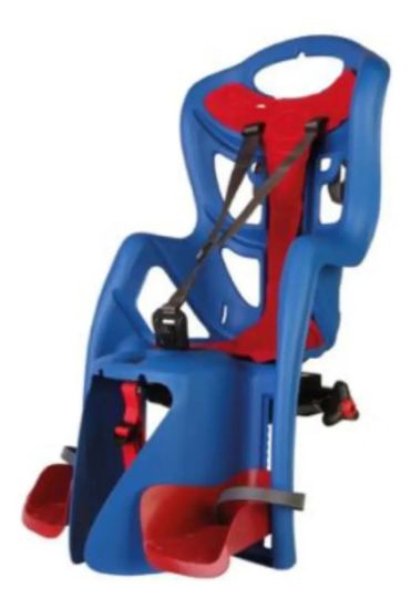 Imagen de Silla Trasera Pepe Clamp Portabebe / Fijación A La Parrilla - Azul y Rojo