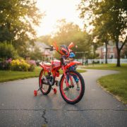 Imagen de Motobici Max Rodado 20 Con Luces Y Música - Rojo - 20 "
