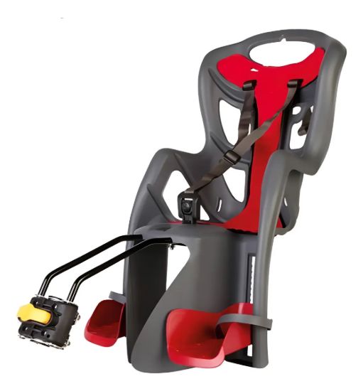 Imagen de Silla Trasera Portabebe Pepe B-fix / Fijación Al Cuadro - Rojo