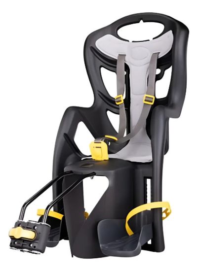 Imagen de Silla Trasera Portabebe Pepe B-fix / Fijación Al Cuadro - Gris