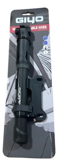Imagen de Giyo Gp-98 Inflador Manual Portátil 120 Psi Aluminio Negro
