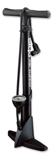 Imagen de Inflador De Pie Pvc C/ Manómetro 160 Psi Negro