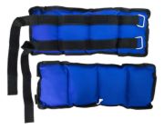 Imagen de Pesas Tobipesas Entrenamiento Piernas Tobillos Par 3 Kg Azul