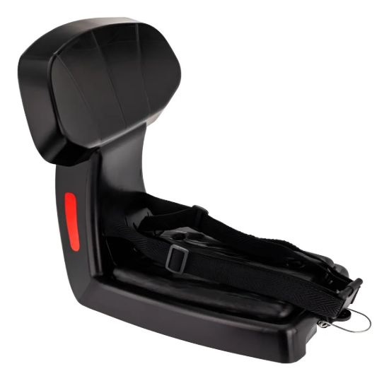 Imagen de Asiento Niño C/respaldo Para Parrilla Trasera Super Cómodo Negro