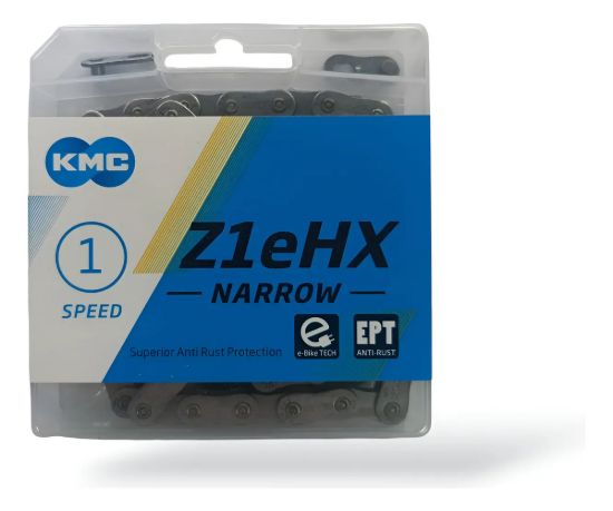 Imagen de Cadena Bicicleta Pase Común Super Reforzada Ideal E-bike Ept Negro
