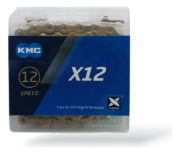 Imagen de Excelente Cadena 12 Velocidades Dorada Kmc Dorado