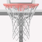 Imagen de Red De Basquet Spalding All Weather Individual Color Blanco
