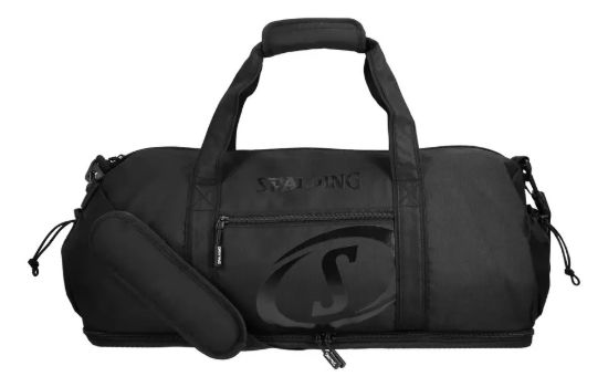 Imagen de Bolso Fitness 30ml Spalding Negro Negro Lisa