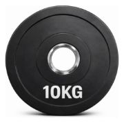 Imagen de Bumper Plate 10 Kg Disco Olímpico Musculación Gym Negro