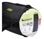 Imagen de Saco De Dormir Hawapi Allpa, Negro Y Verde Izquierdo