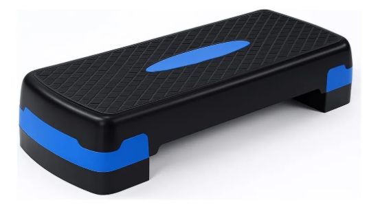 Imagen de Step 2 Escalones Altura Regulable Fitness Aerobic Negro