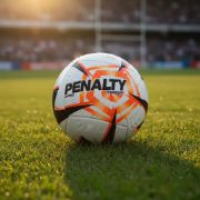 Imagen de Pelota De Futbol Penalty Numero 5 Magia Campeonato Uruguayo Blanco