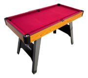 Imagen de Mesa De Pool Infantil 122cm Completa Con Accesorios Calidad Rojo