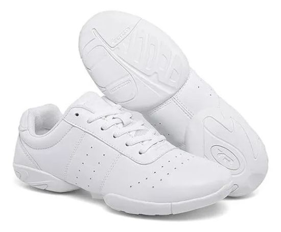 Imagen de Zapatos Calzado Flexible De Baile Hip Hop Danza Blanco 33