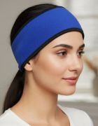 Imagen de Vincha Polar Térmica Cubre Orejas Unisex Para Deporte Azul Polar Térmica 24 Cm