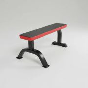 Imagen de Banco Plano Gimnasio Pesas Entrenamiento Fitness Reforzado Negro