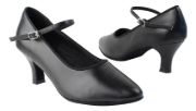 Imagen de Zapato Para Baile Flamenco Profesional Cuero Taco Y Hebilla Negro Cuero Sintetico 39 Eu