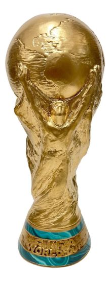 Imagen de Trofeo Replica Copa Del Mundo Futbol 35 Cm Yeso Calidad Dorado