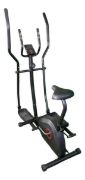 Imagen de Bicicleta Elíptica Con Asiento Fitness Cardio Entrenamiento Negro