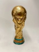 Imagen de Trofeo Replica Copa Del Mundo Futbol 35 Cm Yeso Calidad Dorado