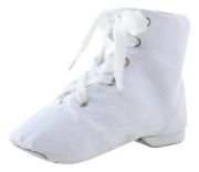 Imagen de Zapatilla Ballet Lona Con Taco Blanco Blanco 32 Uy