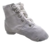 Imagen de Zapatilla Ballet Lona Con Taco Blanco Blanco 32 Uy